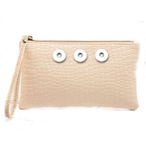 Snap Button Jewelry Wristlet